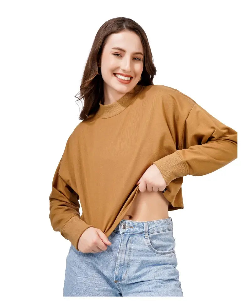 drop shoulder sweatshirt